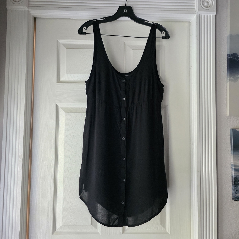 Hurley Black Halter Slip Dress